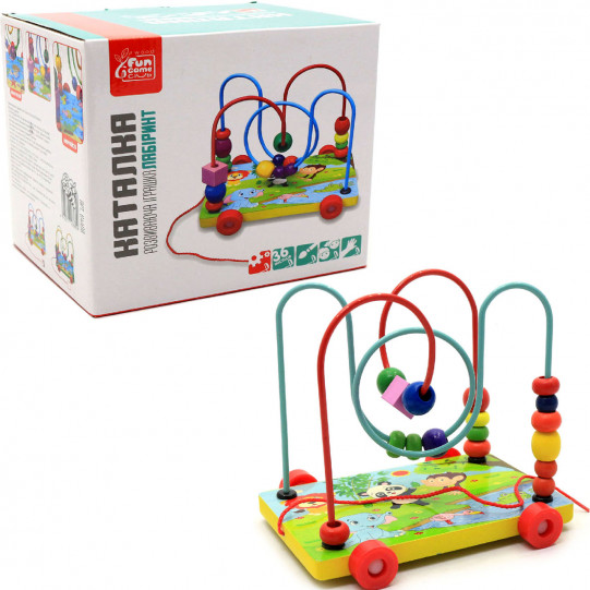 Іграшка розвиваюча для дітей Fun Game Каталка-Лабіринт »(64408)