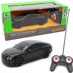 Іграшкова машинка Автопром на радіокеруванні Бентлі Bentley GT Supersport, чорна (8821)