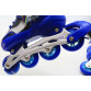Детские ролики Scale Sports синие в сумке (размер 34-37, металл, светящиеся колёса ПУ) 2088000022824