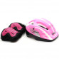 Ролики детские SCALE SPORT розовые с защитой, размер 29-33, металл-пластик, колёса ПУ (LF905)