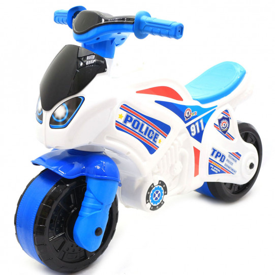 Детский Мотоцикл толокар беговел Технок «Полиция» 72х52х35 см (5125)