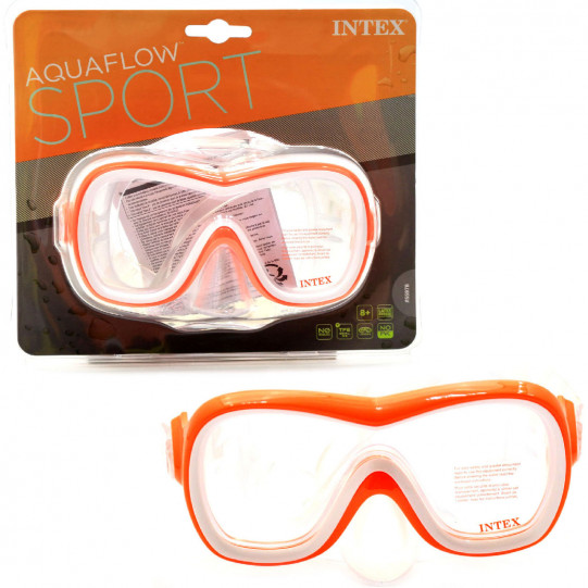 Маска для плавания Intex Wave Rider Masks оранжевая (55978)