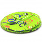 Корзина для игрушек зеленая с кружочками на молнии 45х49 см (1302)