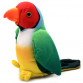 Мягкая интерактивная игрушка-повторюшка Попугай Колька зеленый, 18 см (M 1984)