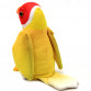 М'яка інтерактивна іграшка-Повторюшка Папуга Колька жовтий, 18 см (M 1984)