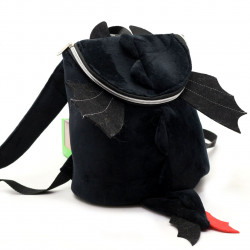 Рюкзак детский для ребенка Kinder Toys Дракоша Лакки, черный 25х20х10 см (00200-34)