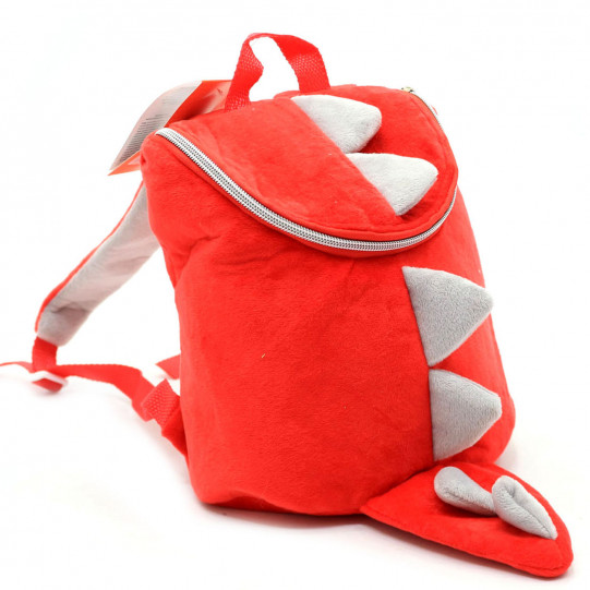 Рюкзак детский для ребенка Kinder Toys Динозавр Дино, красный 25х20х10 см (00200-33)
