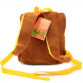 Рюкзак детский для ребенка Kinder Toys Динозавр Дино, коричневый 25х20х10 см (00200-33)
