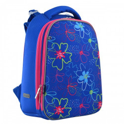 Рюкзак школьный каркасный 1 Вересня H-12 "Vivid flowers" (556038)