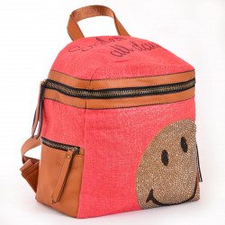 Сумка-рюкзак YES, красный 30х27х15 см (554411)