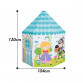 Дитяча ігрова палатка будиночок Intex «Замок принцеси» 104 х 104 х 130 см (44635)