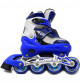 Ролики детские Scale Sports Синие, размер 31-34, алюминий, светящиеся колёса PU (574906356)