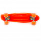 Пенни борд (скейт) оранжевый со светящимися колесами. Бесшумный Penny Board, 56*14,5*10 см, (MS 0848-5)