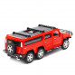 Іграшкова машинка металева джип «Hummer», Автопром, червоний, 6х16х6 см, від 3 років, (6618)