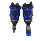 Роликові ковзани Caroman Sports, чорно-сині, розмір 34-37, метал, що світяться колеса PU, (503752028-M)