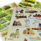 Настільна гра з багаторазовими наклейками «Карта України» Умняшка, від 6 років, (КП-001)