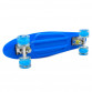 Пенні борд (скейт) синій з світяться колесами і ручкою. Безшумний Penny Board, 56 * 15 * 10 см, (MS 0848-5)
