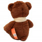 М'яка іграшка плюшевий Ведмедик «Амур» Копиця, хутро штучний, коричневий, 44 * 20 * 12 см, (00707-30)
