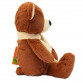 Мягкая игрушка плюшевый Мишка «Амур» Kinder Toys, мех искусственный, коричневый, 44*20*12 см, (00707-30)