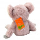 М'яка іграшка плюшевий Коала «Лімпопо» Копиця, хутро штучний, рожево-сірий, 45 * 16 * 12 см, (00237-41)