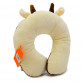 М'яка іграшка подушка «Сонька Корівка» Копиця, бежевий / коричневий, з кишеньками, 30 * 30 * 8 см, (00295-88)