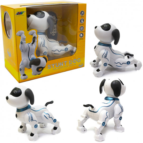 Іграшковий Собака на радіоуправлінні Shantou Jinxing білий інтерактивний 29*17*26 см (K16)