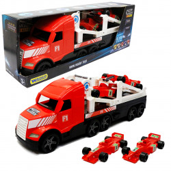 Машинка игрушечная «Автовоз» Wader Magic Truck Формула 1 красная 78*27*18 см (36240)