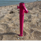 Бур для пляжного зонта, желтый, розовый, синий, красный 39 см, d 2.5 см (83138)