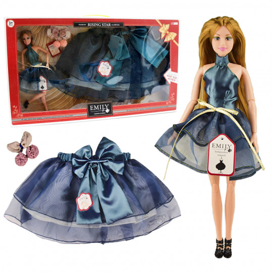 Набор кукла Emily «Восходящая звезда» и юбка для девочки р. 40-76 см, 30 см, (QJ095A)