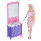 Набір ігровий лялька Defa Lucy & Misil «Ванна кімната», іграшкові меблі, аксесуари, 29 см, (8436)