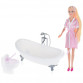 Набор игровой кукла Defa Lucy & Misil «Ванная комната», игрушечная мебель, аксессуары, 29 см, (8436)