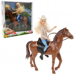Лялька Defa Lucy на коні, 29 см, (8466)