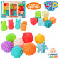 Набор игрушек для купания «Сенсорики» Limo Toy, 20 фигурок, от 6 мес, (HB 0011)