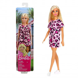 Кукла Барби Barbie «Супер стиль» платье в сердечко, 29 см, (T7439)