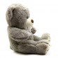 Мягкая игрушка плюшевый Мишка «Люсьен 1» Kinder Toys, мех искусственный, серый, 50*30*20 см, (00711-5)