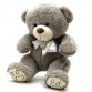 М'яка іграшка плюшевий Ведмедик «Люсьєн 1» Копиця, хутро штучний, сірий, 50 * 30 * 20 см, (00711-5)