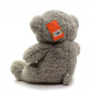Мягкая игрушка плюшевый Мишка «Люсьен 1» Kinder Toys, мех искусственный, серый, 50*30*20 см, (00711-5)