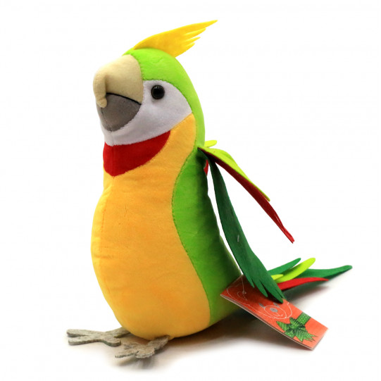 М'яка іграшка Копиця «Папуга Кеша» жовтий, 25 см, (00546-4)