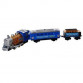 Железная дорога поезд "Голубой вагон" музыкальная с дымом длина пути 282 см - 70144