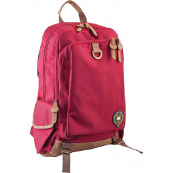 Рюкзак подростковый YES  OX 186, красный, 29.5*45.5*15.5 (554018)