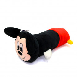 Мягкая игрушка подушка Микки Маус «Долгопузик Мышка» Kinder Toys, красно-черный, 55*20*35 см, (00276-86)