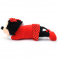 Мягкая игрушка подушка Минни Маус «Долгопузик Мышка 1» Kinder Toys, красно-черный, 55*20*35 см, (00276-84)
