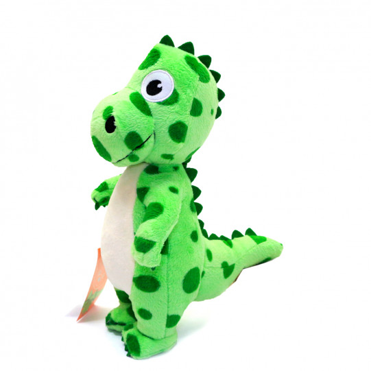 Мягкая игрушка динозавр Kinder Toys «Дино 1» Зеленый 30*12*20 см, (00688-7)