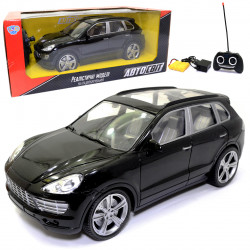  Іграшкова машинка на радіоуправлінні АвтоСвіт «Range Rover Police» чорний, світло, звук 23*10*10 см (AS-2723)