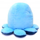 Мягкая игрушка «Осьминог перевертыш» Kinder Toys, двусторонний, голубой/синий, 14*20*19 см (00514-3)