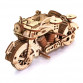 Дерев'яний конструктор Мотоцикл з коляскою UnityWood «Moto R Sahara» 3D пазл 129 деталей 17*13*8 см (UW-005)