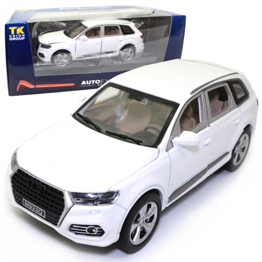 Машинка металева Audi Q7 «AutoExpert» Ауді джип біле світло звук 19*7*9 см (EL-5263)