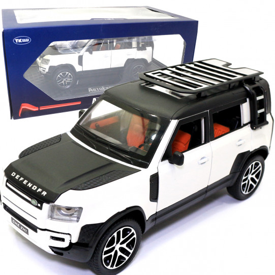 Машинка металева Land Rover Defender AutoExpert біла (GT-1008/0716)