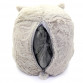 Мягкая игрушка-подушка Хомяк с пледом 3 в 1 серый 35*25*20 см (M11186)