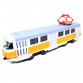 Машинка игровая Трамвай «Автопром» металлическая моделька 16*6*3 см (6411B)